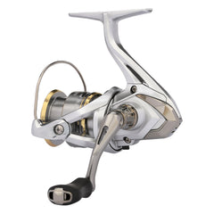 Shimano Sedona SE1000FJC SilentDrive closeup emphasizes quiet operation during long days on the water.