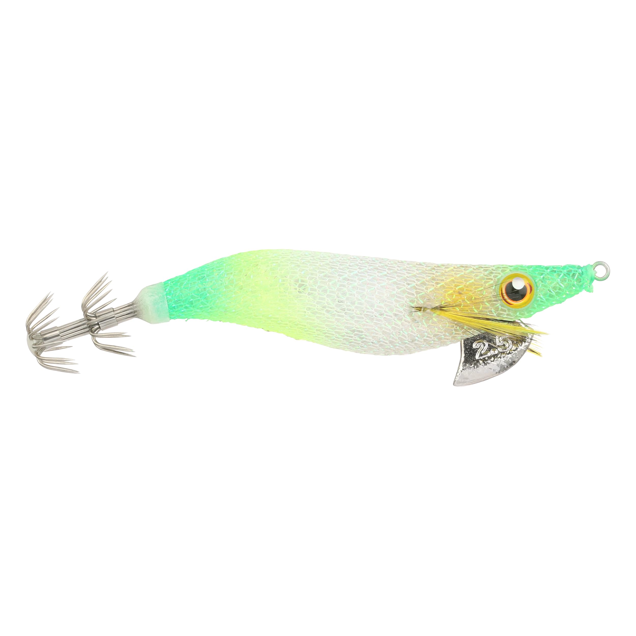 Shimano Sephia Clinch 2.5 FB clear-body reflects light for enhanced attraction.