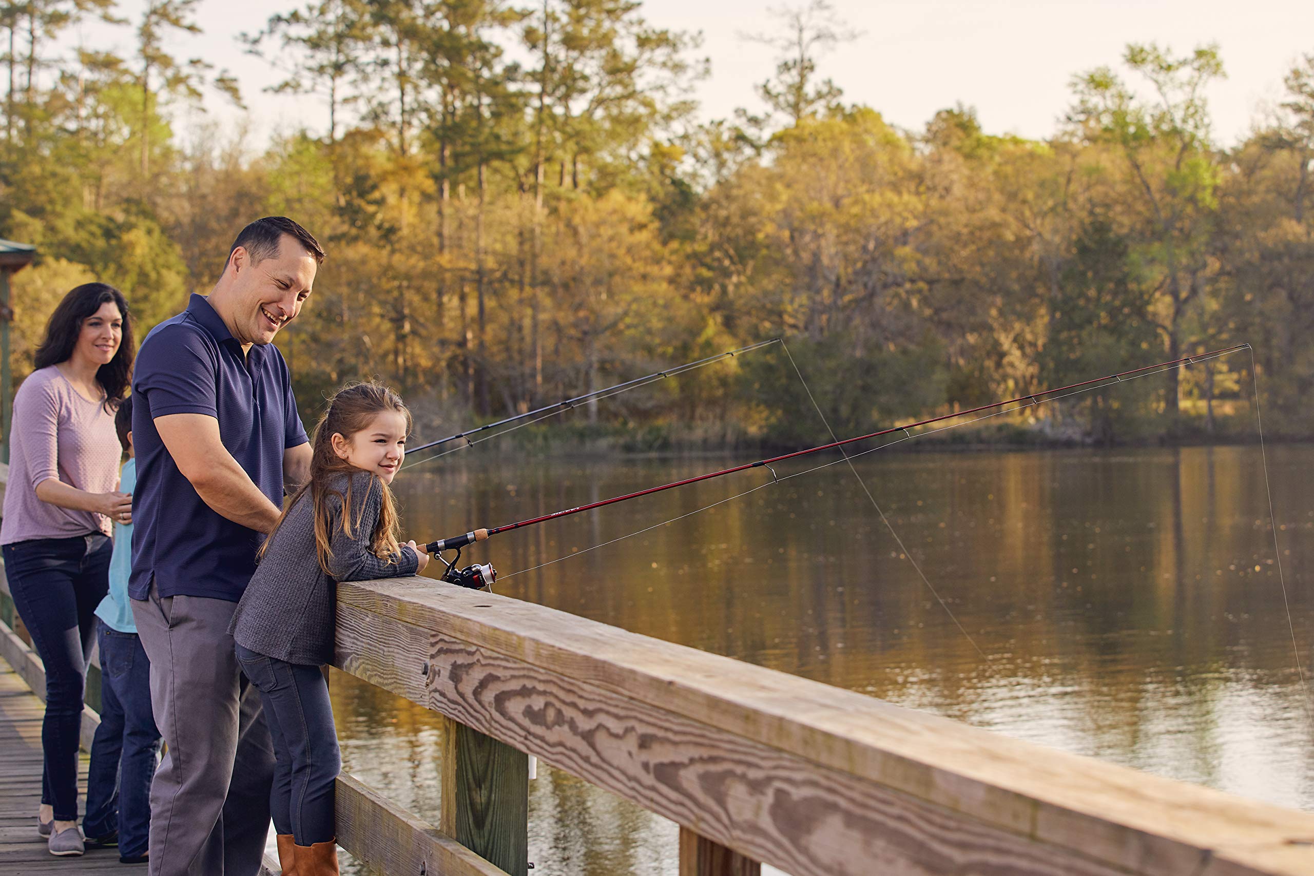 Shimano Sienna spinning combo ready for lakes and rivers use