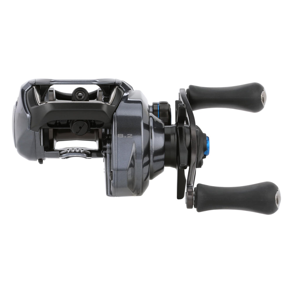 Close-up of HAGANE body on Shimano SLX71XGA reel