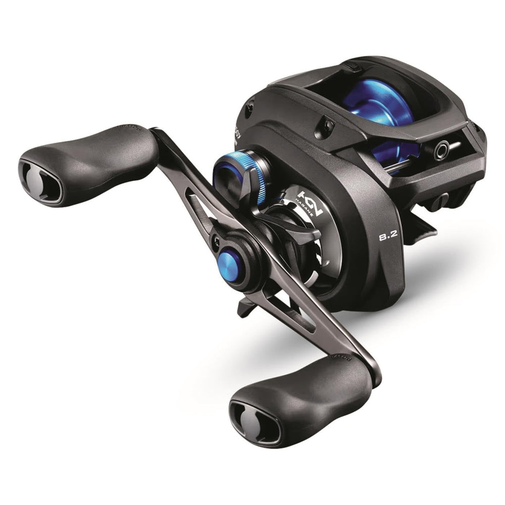 Shimano SLX DC 150 HG reel – front view