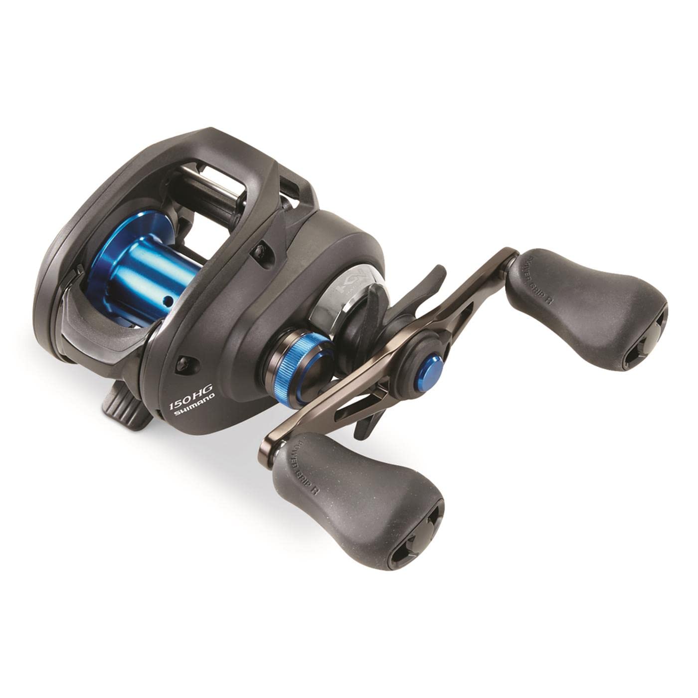 SHIMANO SLX DC brake system close-up highlighting SVS Infinity control.