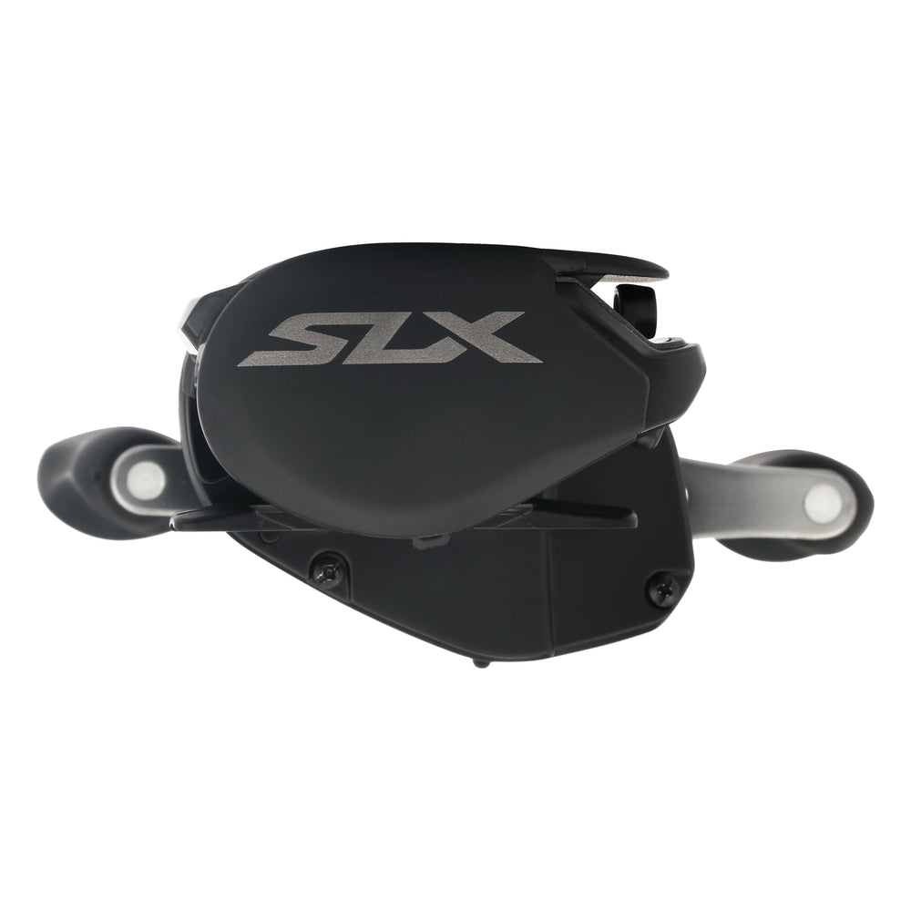 Shimano SLX151XGA hagane body close-up communicates rugged durability.