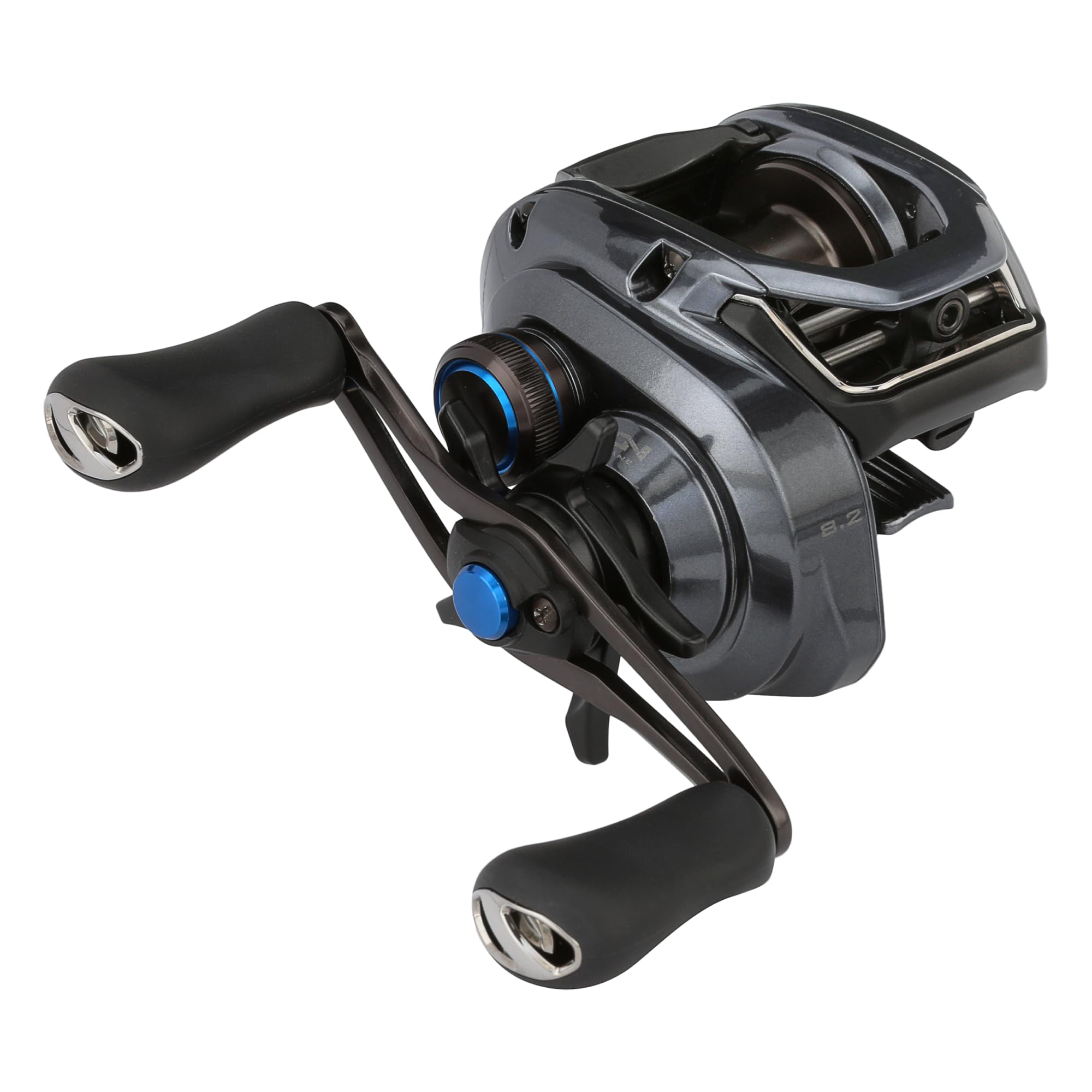 Shimano SLX70XGA low profile reel side view