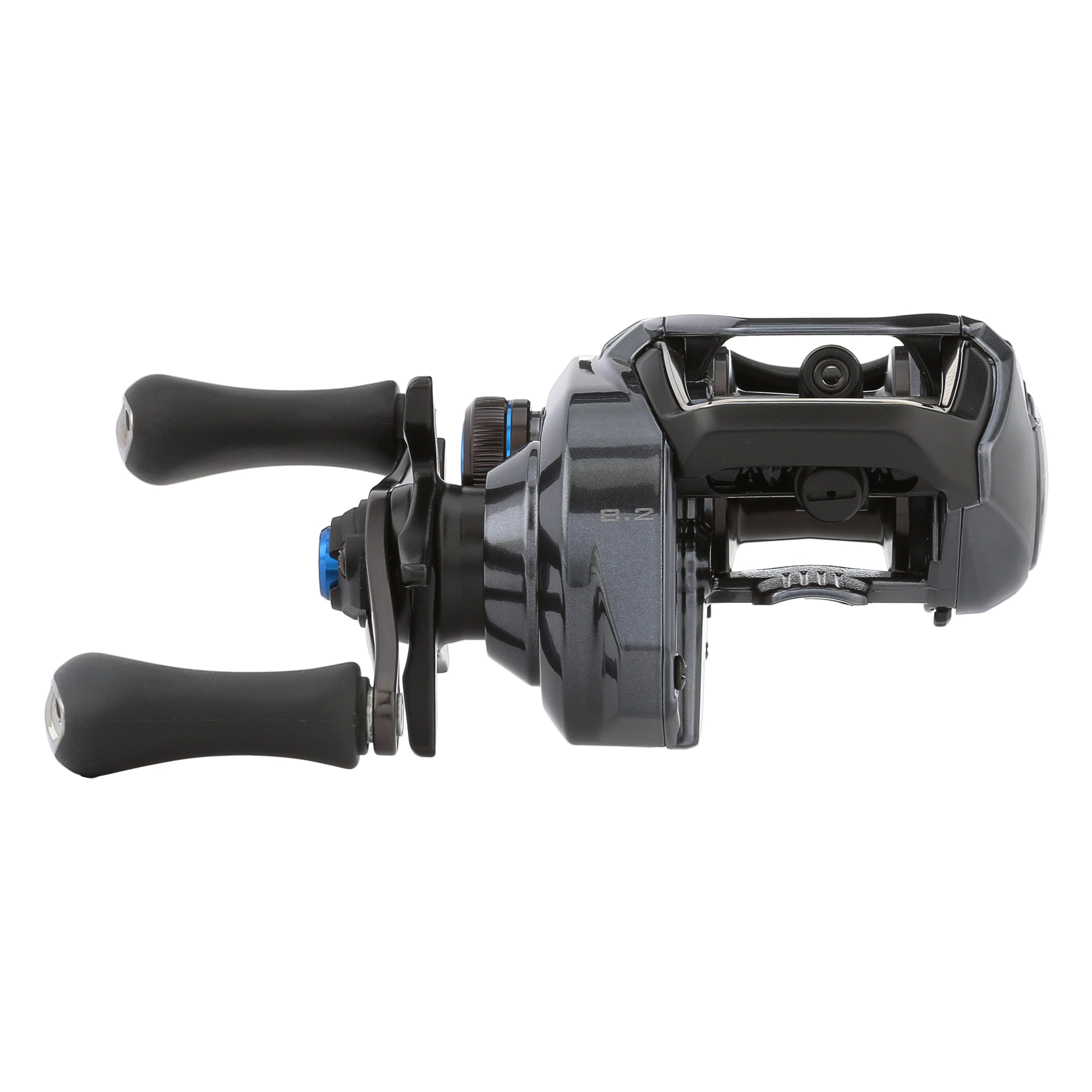 Close-up of Shimano SLX70XGA low profile reels
