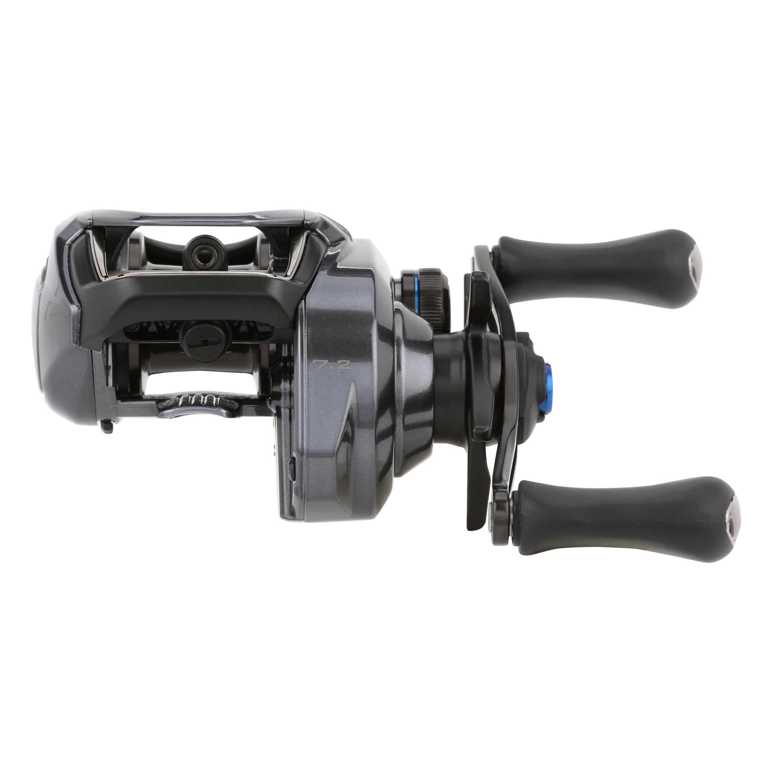 Shimano SLX71HGA MGL spool close-up shows smooth line retrieval potential.