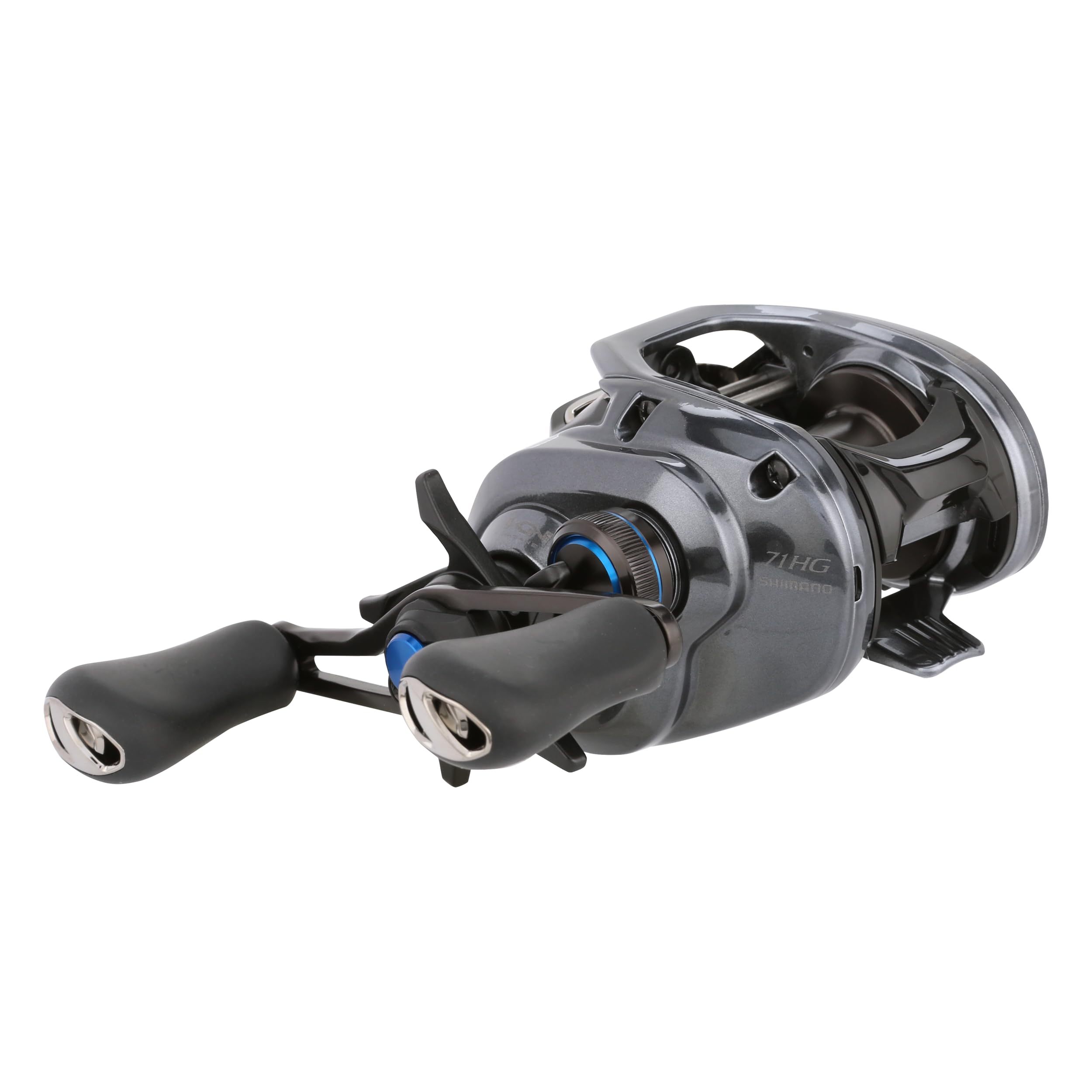 Shimano SLX71HGA SilentTune interior close-up suggests quiet operation during casts.
