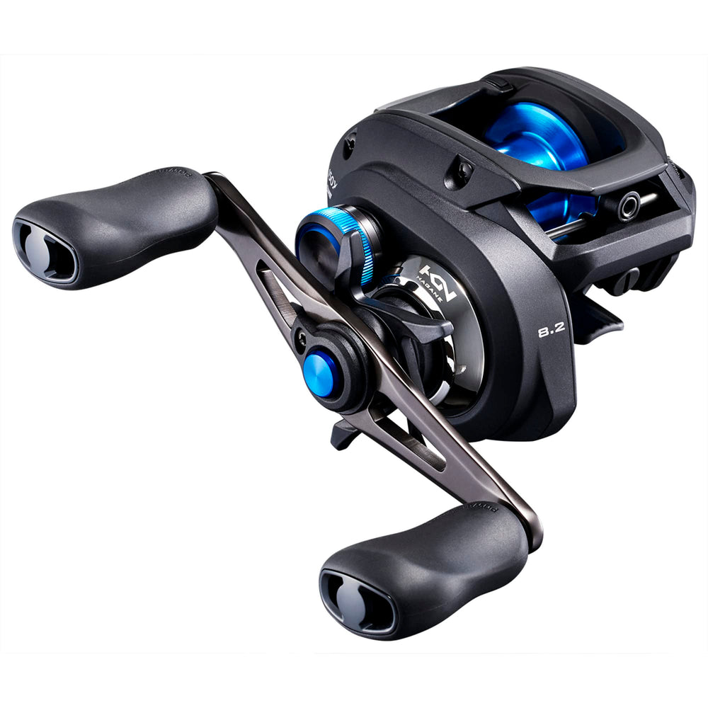 Shimano SLXDC150 reel spool and body detail