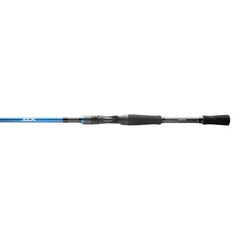 Shimano SLXSX69MA rod in hand for versatile freshwater bass setup.