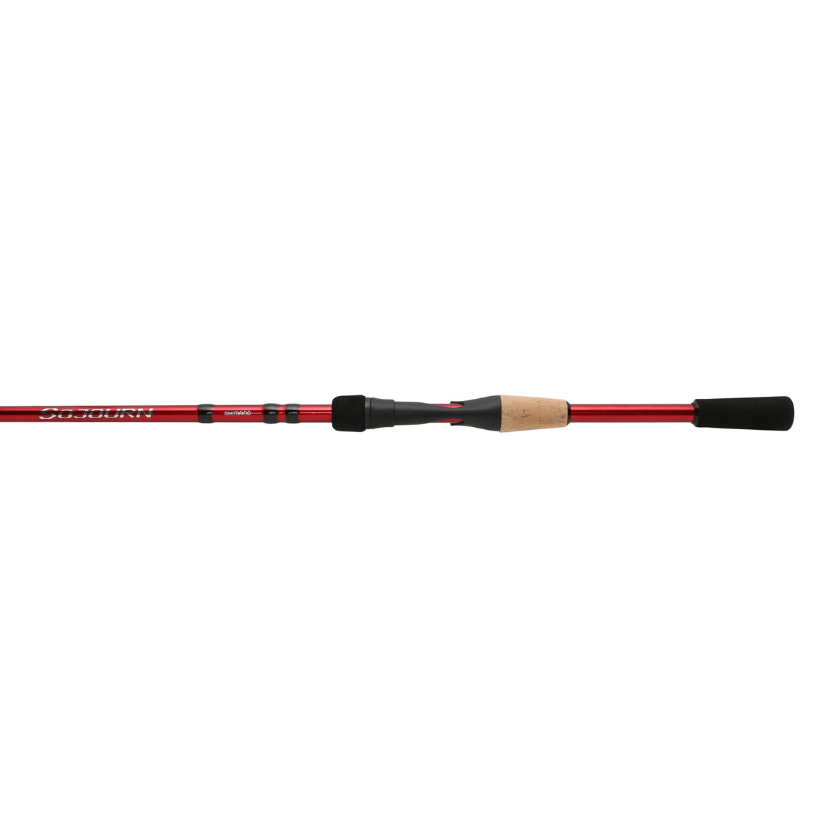 SHIMANO Sojourn reel seat shown for quick mounting and balanced casting.
