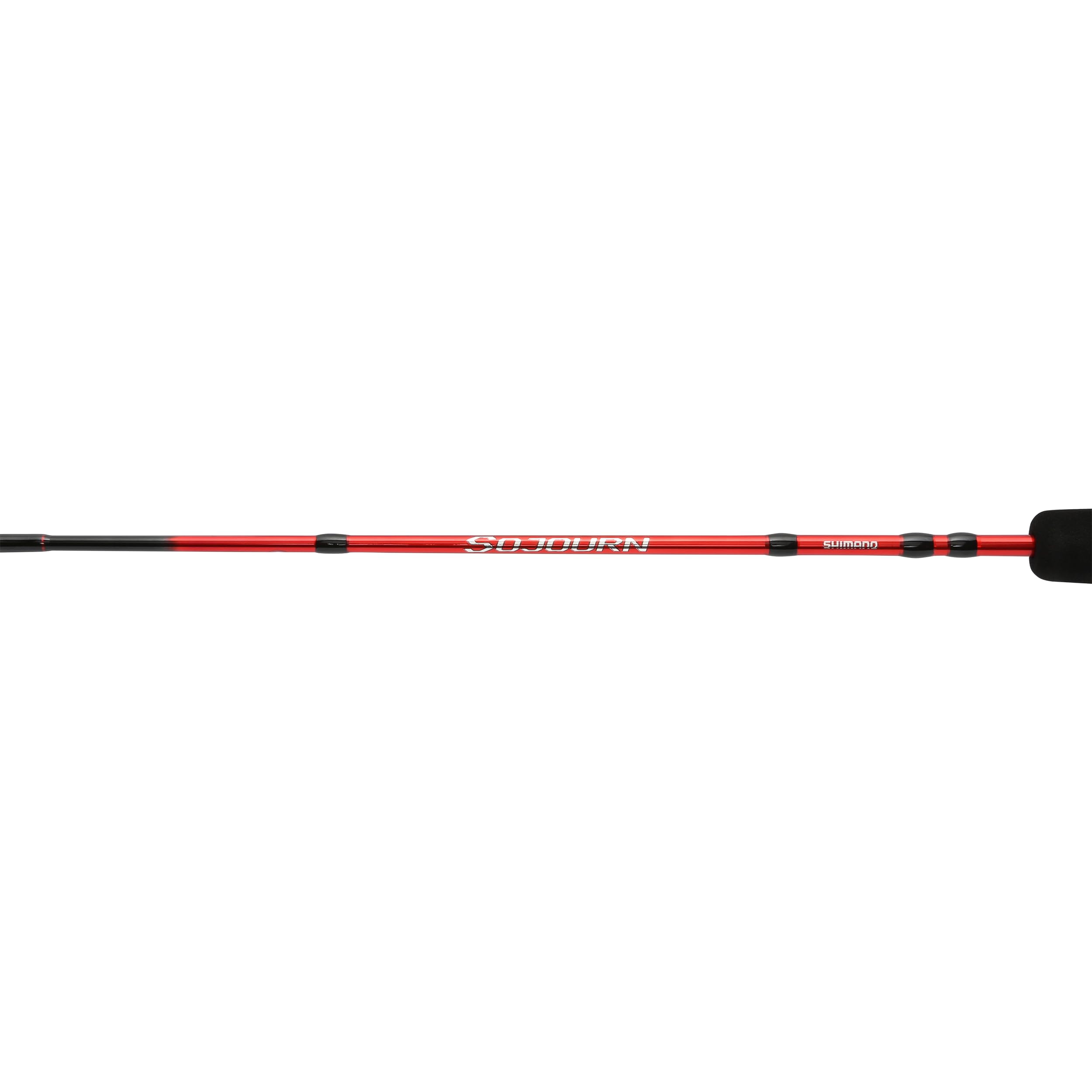 Shimano Sojourn cork mid-grip provides comfortable handling during long casting sessions.