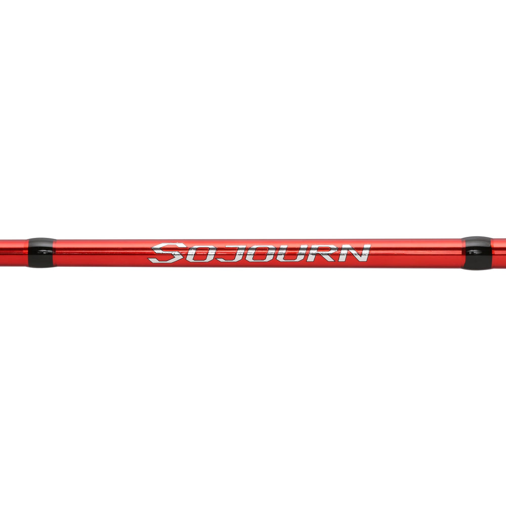 Shimano Sojourn cork mid-grip providing comfortable handling during long casts