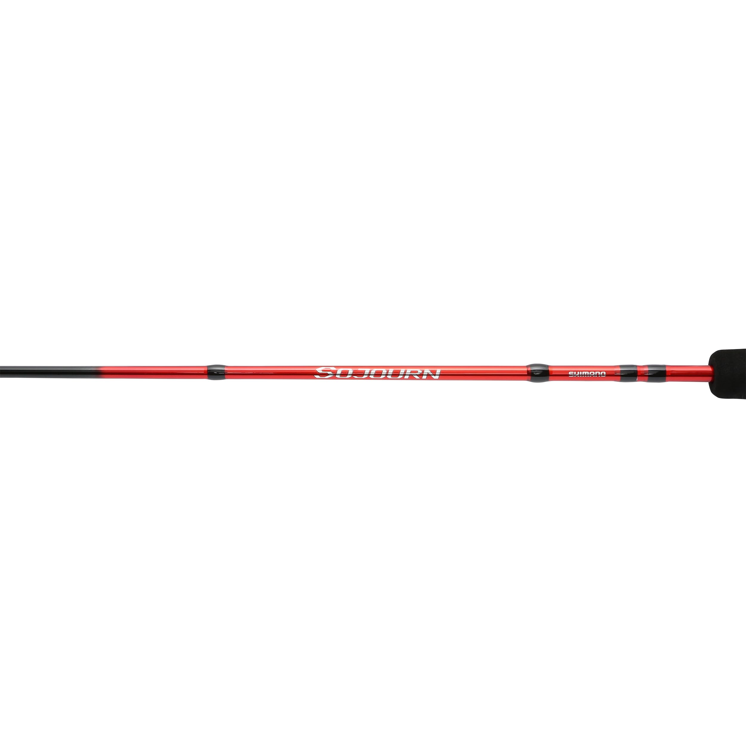 SHIMANO Sojourn cork mid-grip delivers comfortable grip during long sessions.