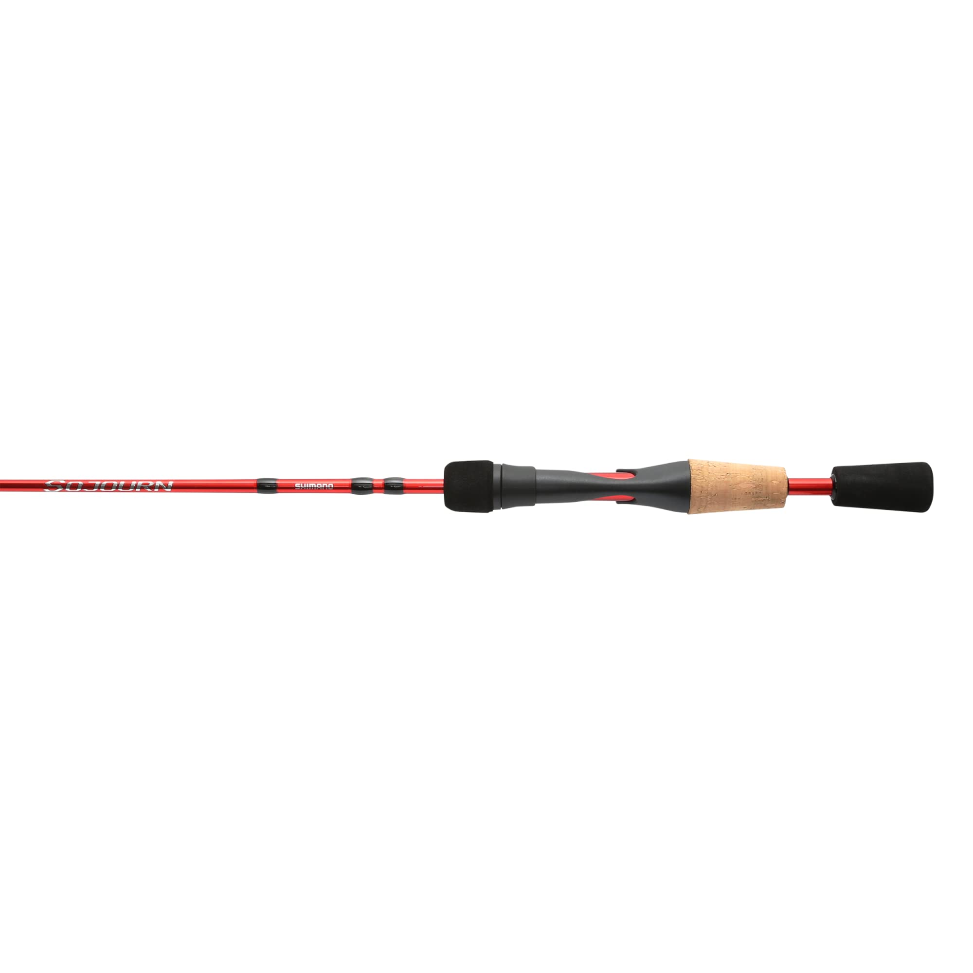 Shimano Sojourn exposed reel seat enables quick reel attachment and confident setup.