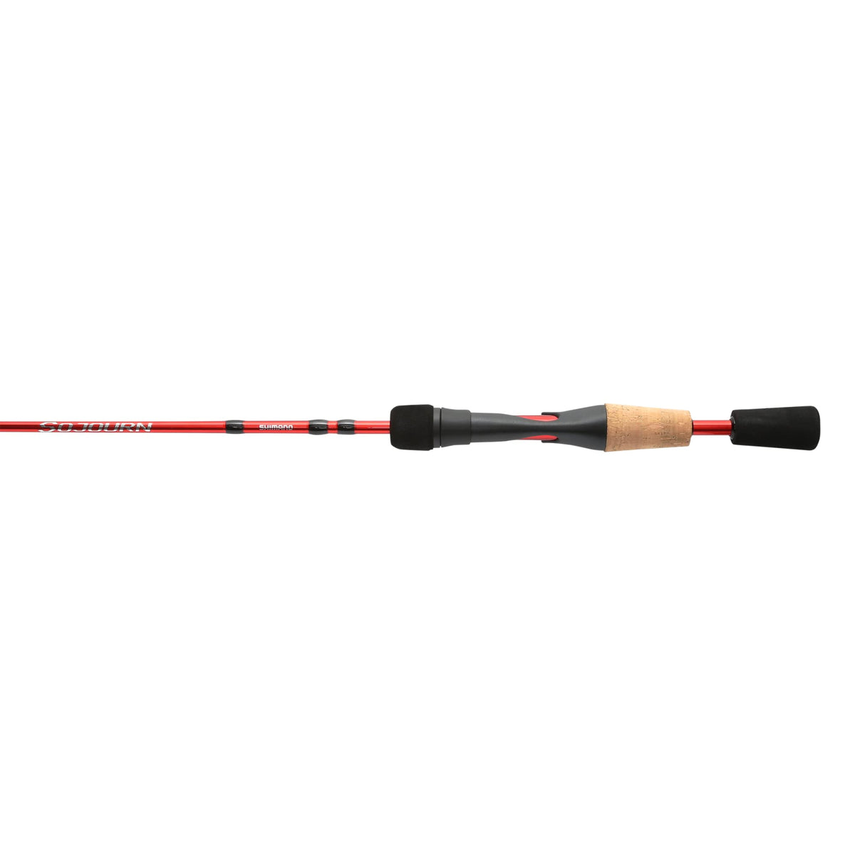 Shimano Sojourn exposed reel seat enables quick reel attachment and confident setup.