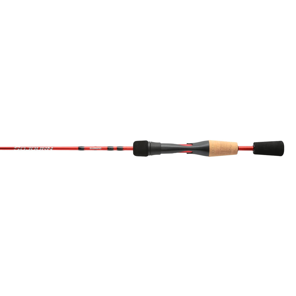 SHIMANO Sojourn freshwater rod reel-seat closeup showing secure, quick-handling control.