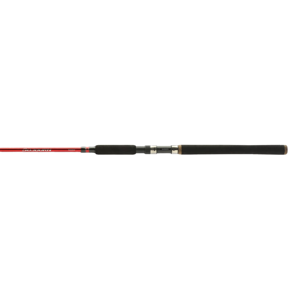SHIMANO Sojourn muskie rod assembled for freshwater trolling targeting big muskies.
