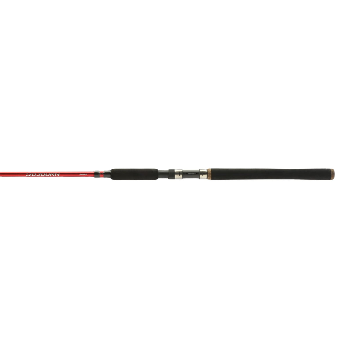 SHIMANO Sojourn muskie rod assembled for freshwater trolling targeting big muskies.