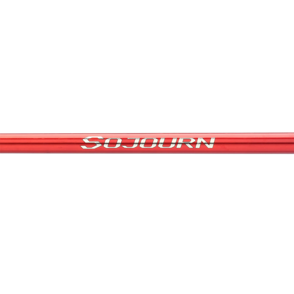 SHIMANO Sojourn muskie rod telescoping sections fold compactly for travel and storage.