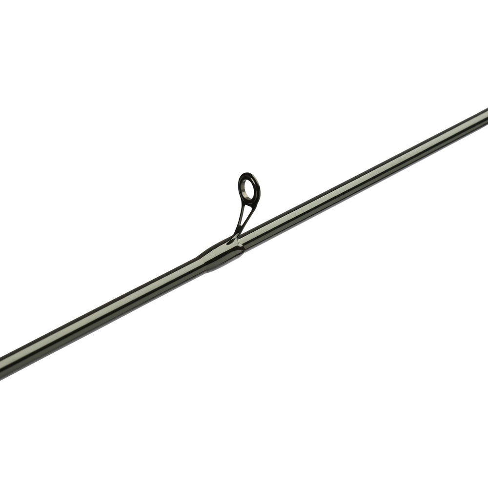 SHIMANO Sojourn titanium oxide guides for durability and smooth casting.