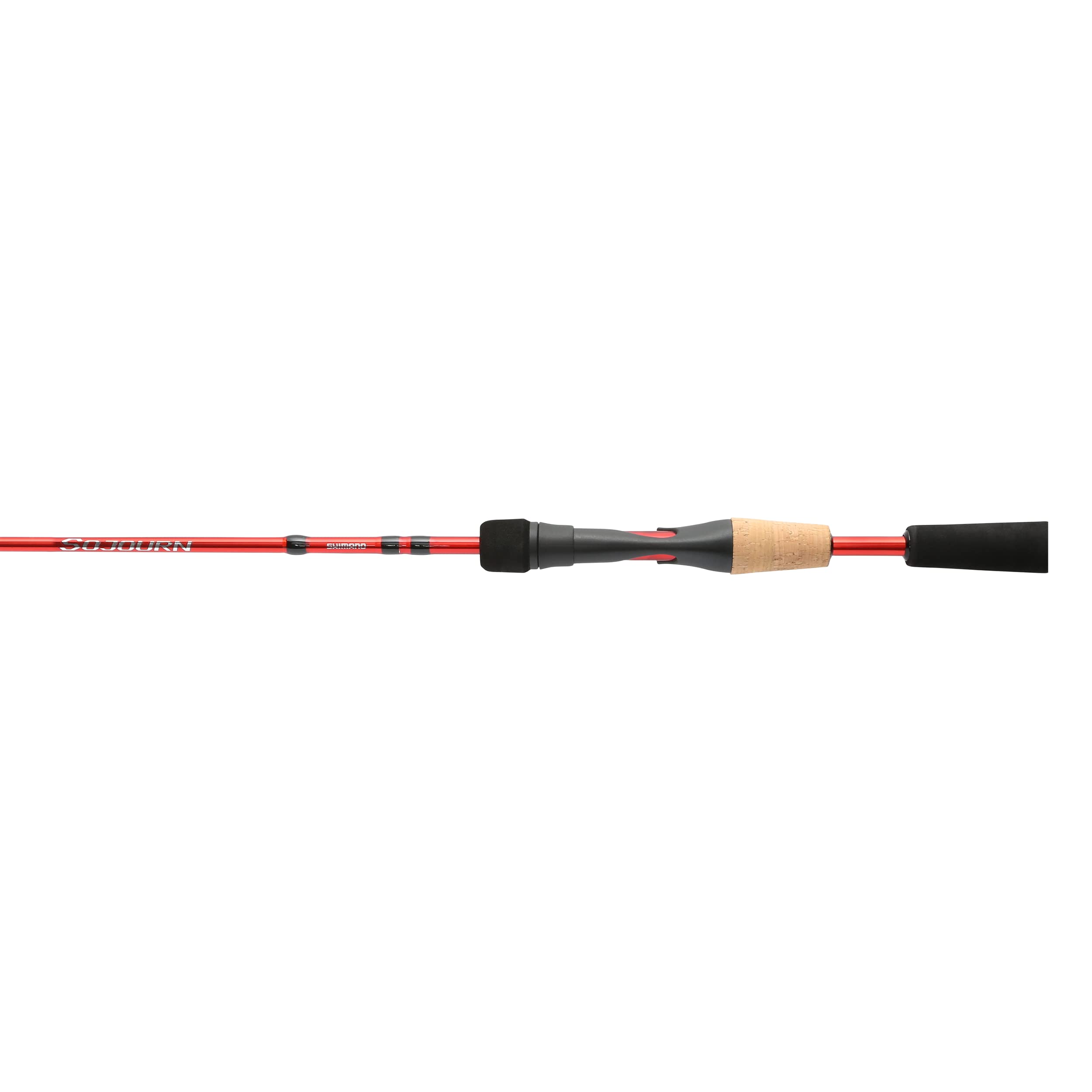 SHIMANO Sojourn titanium oxide guides reduce friction for smoother casts.