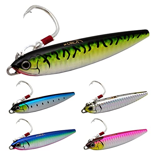 SHIMANO SP-ORCA Baby action-retrieve demonstrates jerks for depth control.