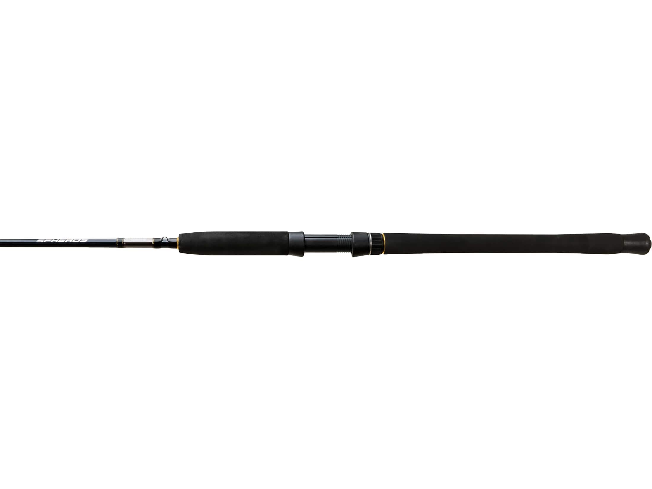 Shimano Spheros rod blank detail highlighting durable construction.