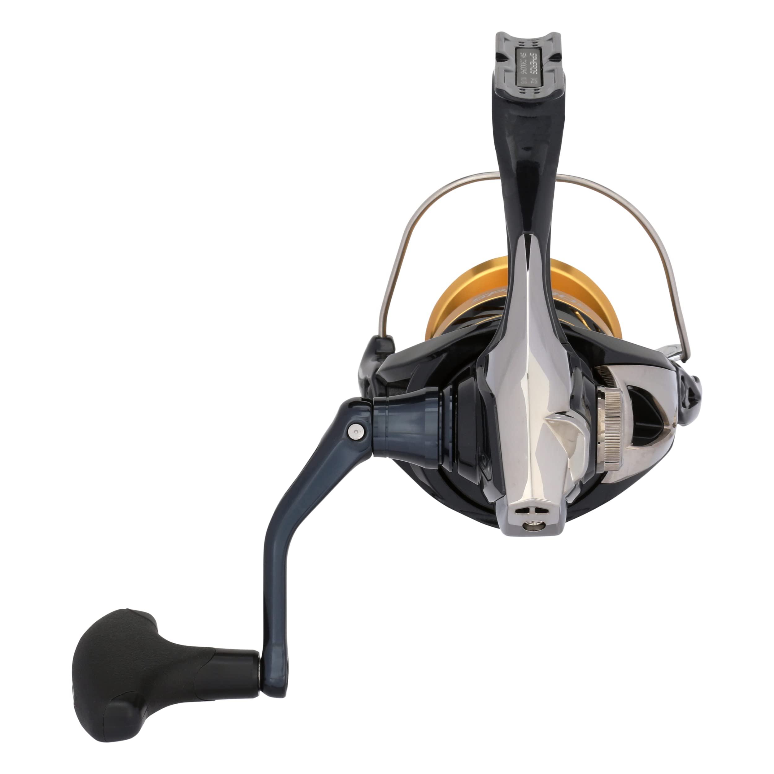 Shimano Spheros SW 3000-4000 in hand grip showing smooth gearing and ergonomic feel.