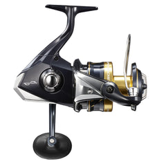 SHIMANO SPHEROS SW A 10000PG side view highlighting rugged saltwater build