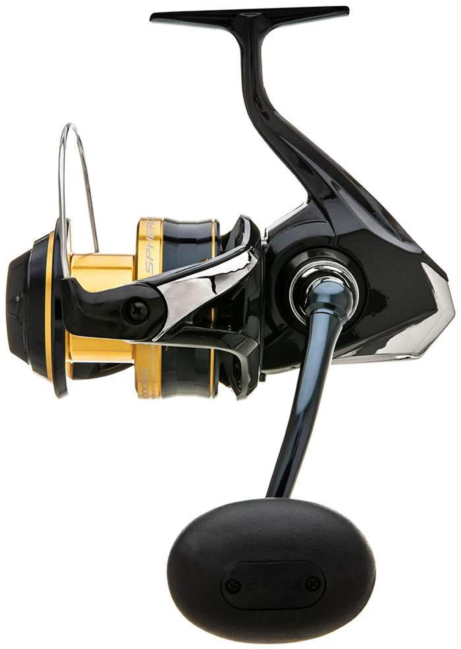Shimano Spheros SW A 5000XG side profile showcases compact balance and grip