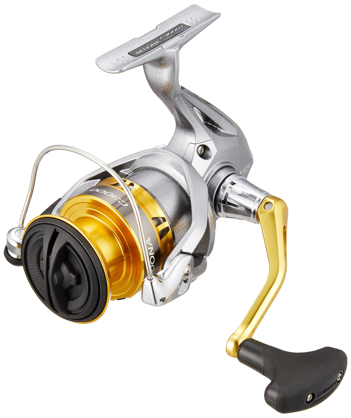 Shimano Sedona C3000 spinning reel side view