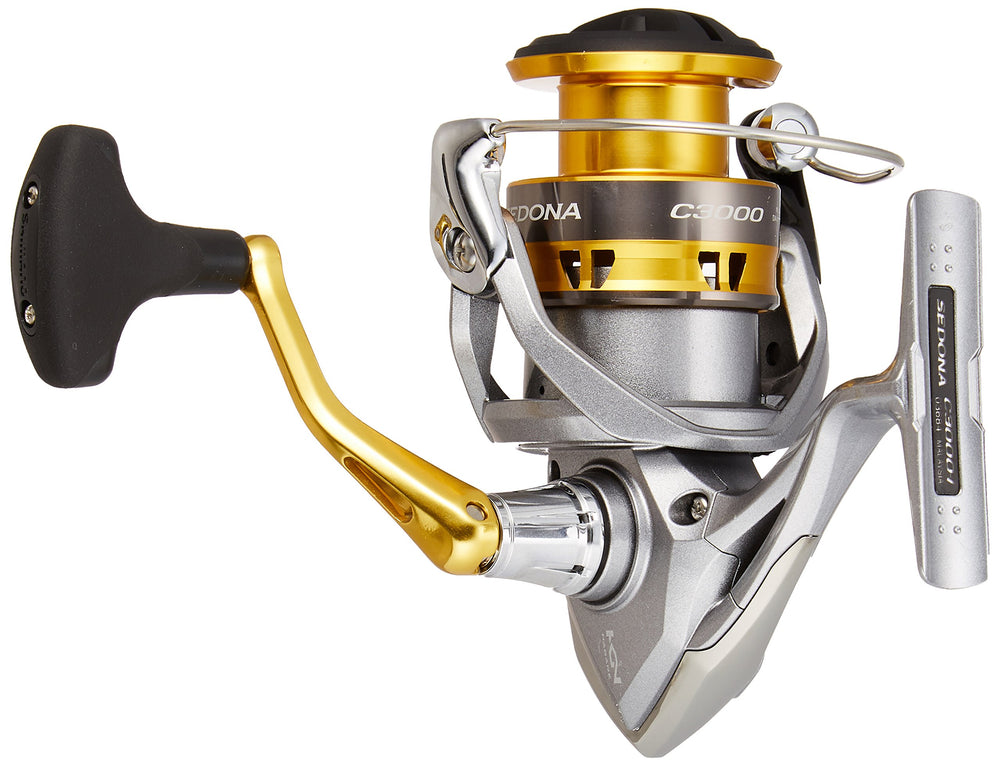 Sedona C3000 reel spool and handle detail