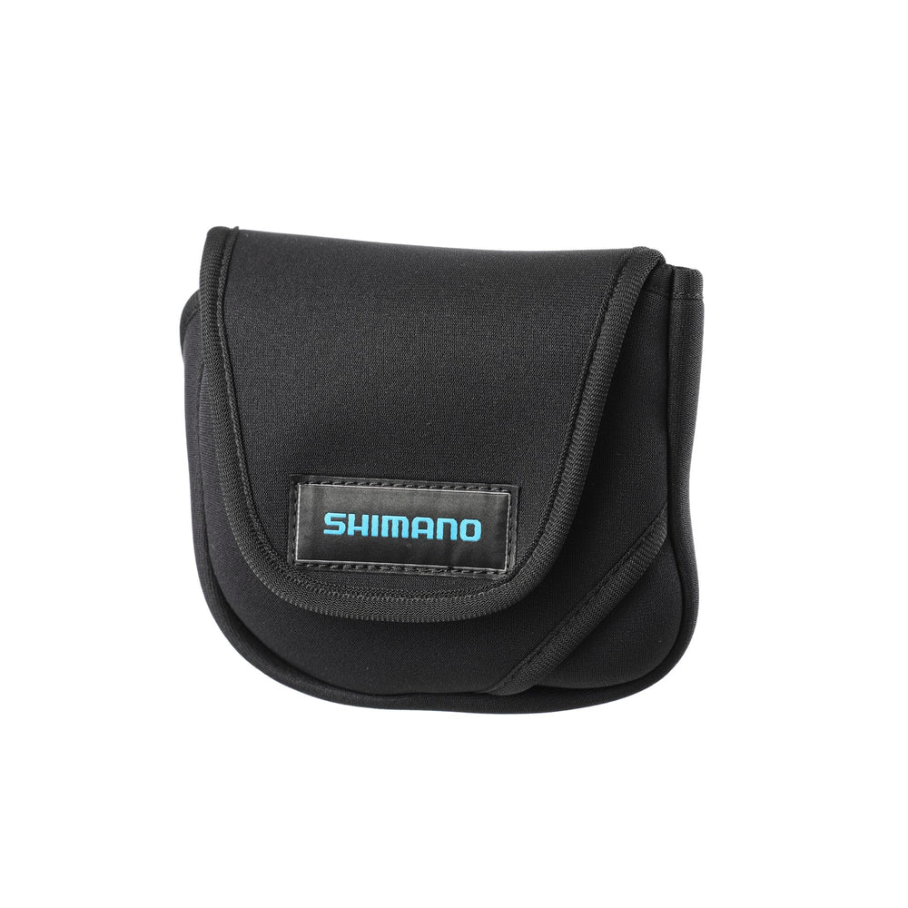 SHIMANO spinning reel cover on reel shields reels during transport and storage.