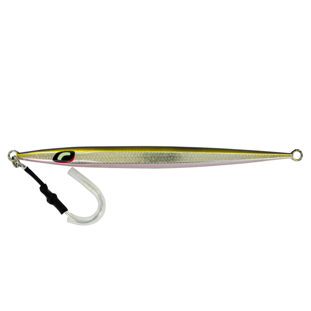 In-water action shot showing SHIMANO ShimmerFall attracting attention from squid.