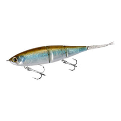 Shimano St Chiayu BT Bait 99F front view showing three-joint body and elastomer tail