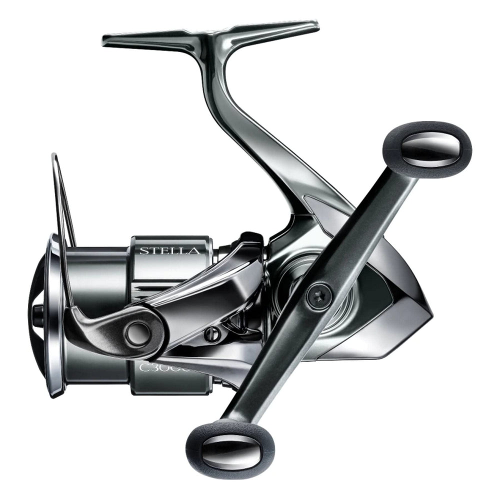 Shimano Stella 22 spinning reel spool close-up showing smooth line lay for cleaner casts.