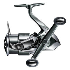 Shimano Stella 22 spinning reel spool close-up showing smooth line lay for cleaner casts.