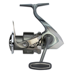 Close-up side view of Shimano Stella C5000XG FK spinning reel