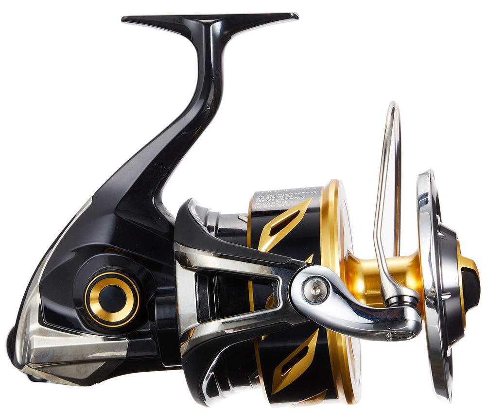 Shimano Stella SW 30000 heatsink drag panel helps manage heat for stable performance.