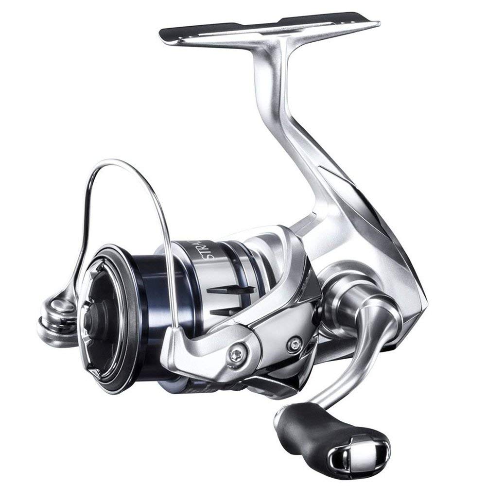 Shimano Stradic FL 1000 front brake reel closeup illustrating durability for freshwater and saltwater fishing.