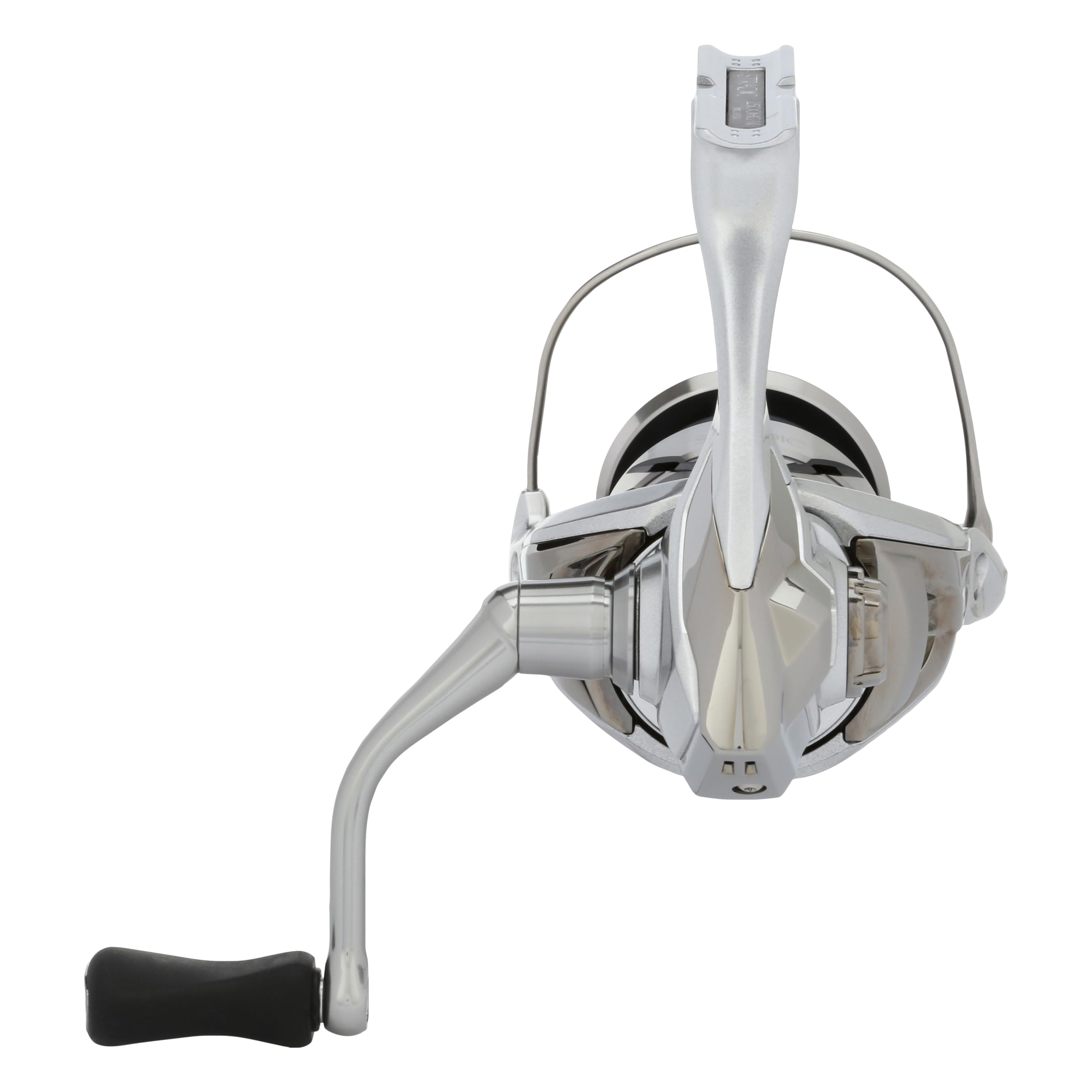 Shimano STRADIC ST2500HGFM reel front angled shot for smooth line control and casting efficiency.