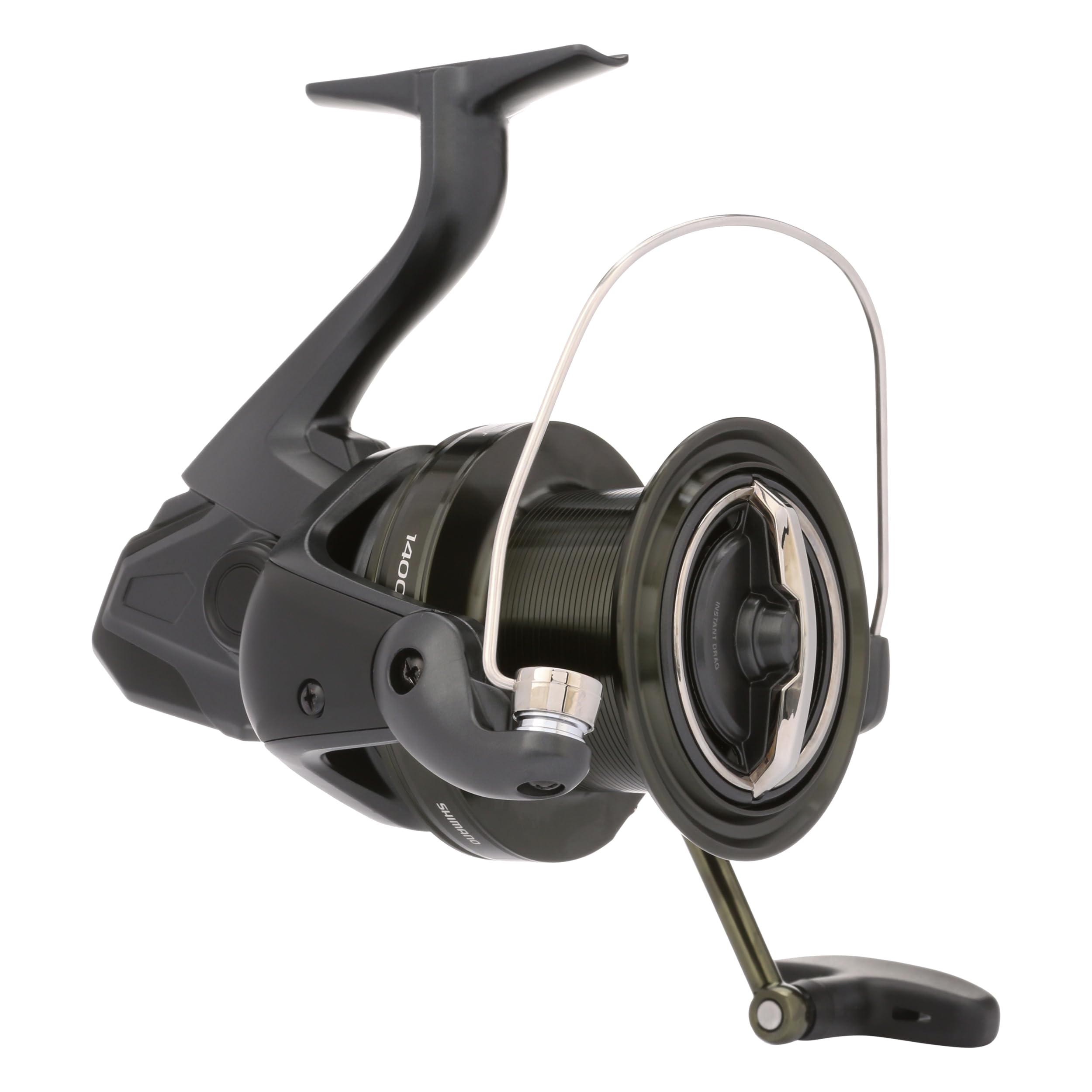 Shimano SPM14000XTD drag-system for controlled line release.