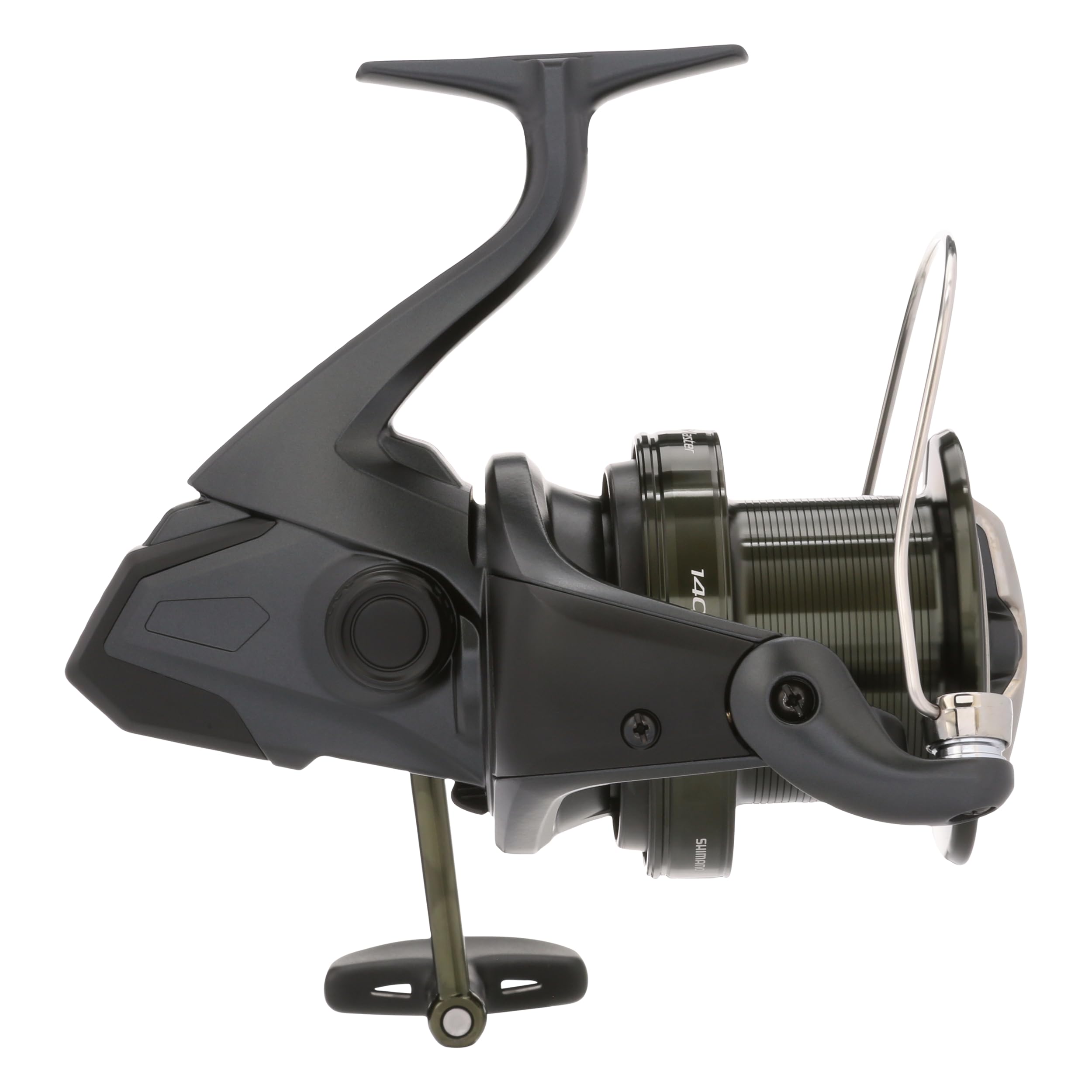 Shimano SPM14000XTD spool-in-motion delivers smoother casting action.