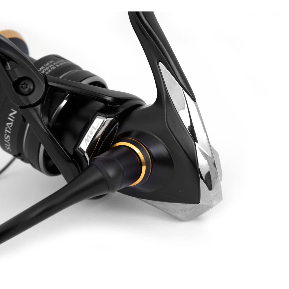 SHIMANO Sustain FJ long-stroke spool focus enables extended smooth line releases.