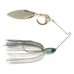 SHIMANO SWAGY Strong TW spinnerbait silhouette profile highlights compact lure shape.