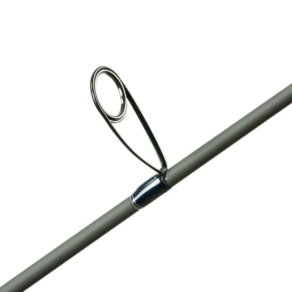 Shimano Talavera rod cork handle provides comfortable grip during long sessions.