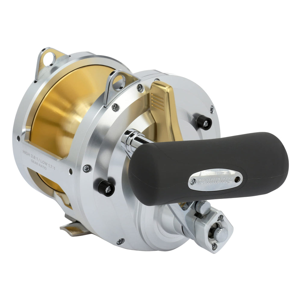 Shimano TALICA 50II in hand for confident casting and control