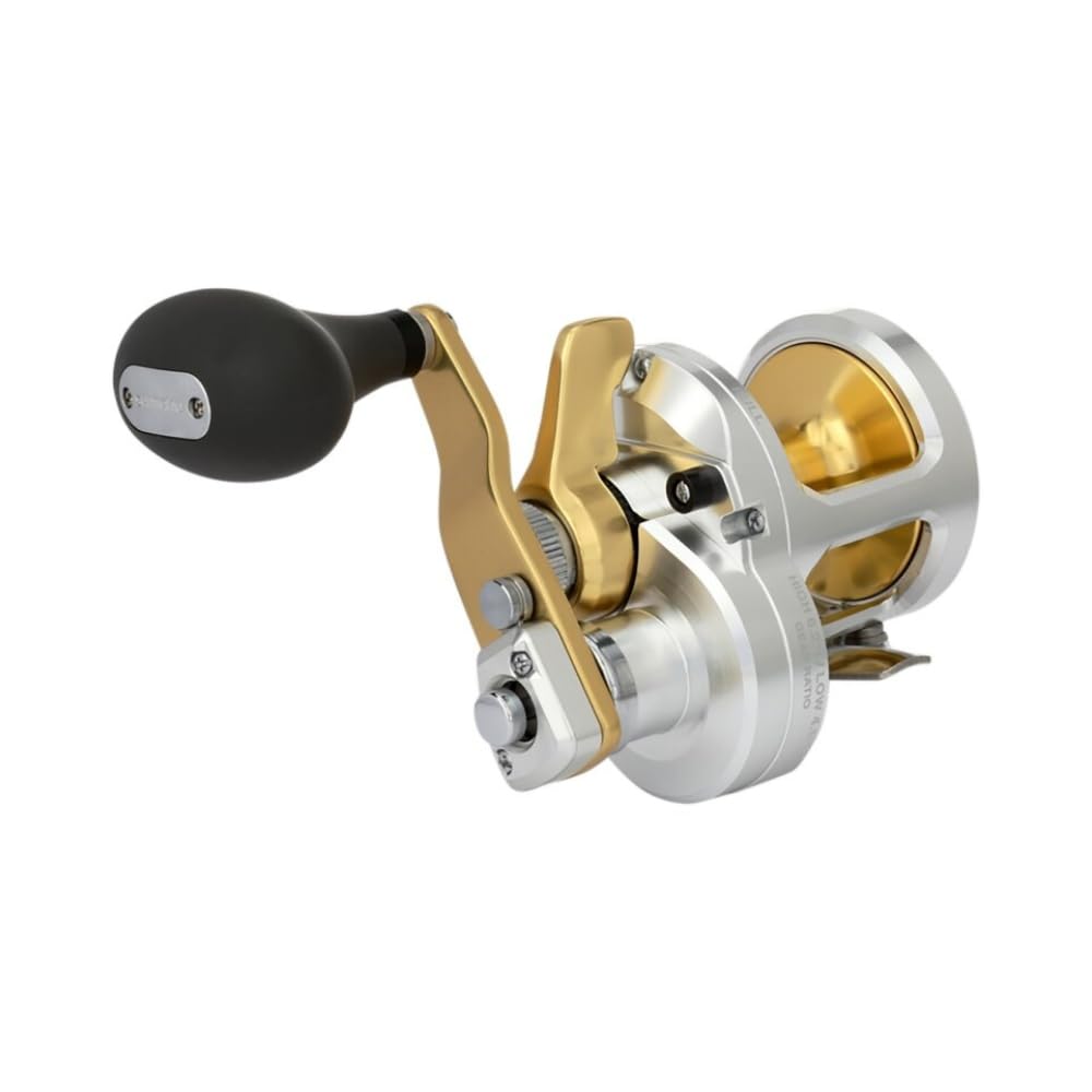 Shimano TALICA 8II Lever Drag 2-Speed Reel side view