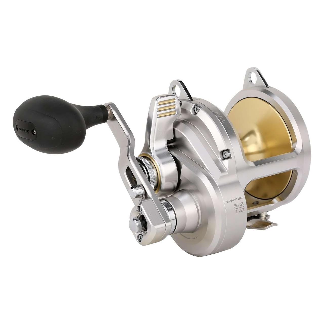 SHIMANO TALICA A TAC20IIA reel body close-up highlighting HAGANE durability.