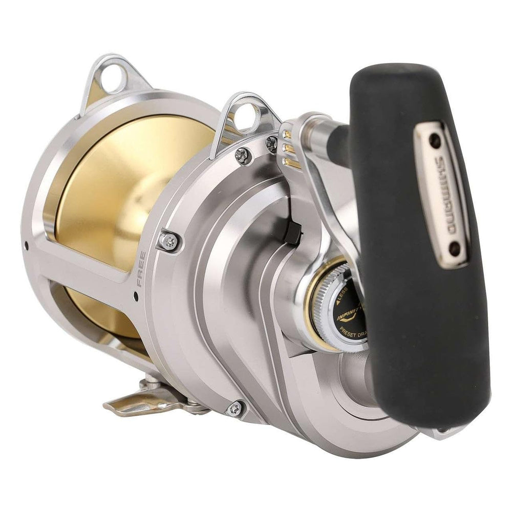 Shimano Talica A TAC25IIA Low-gear winding aids steady retrieves.